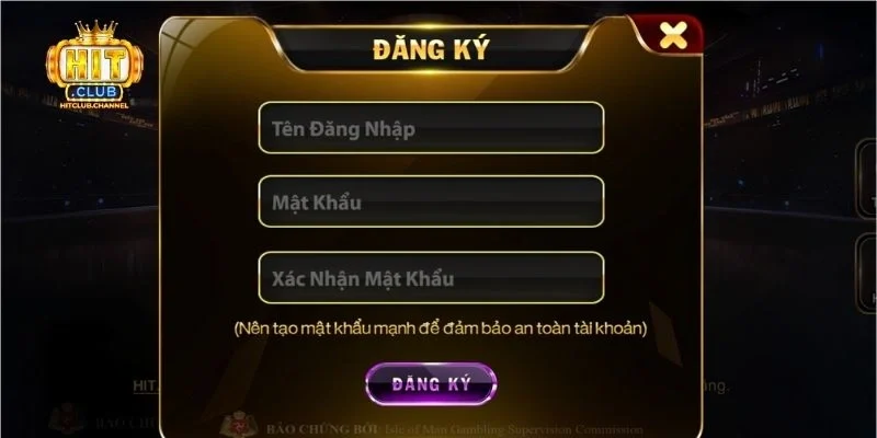 Các bước đơn giản để đăng ký Hitclub thành công